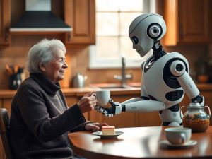Descriptive and natural “robot with human-like motion”